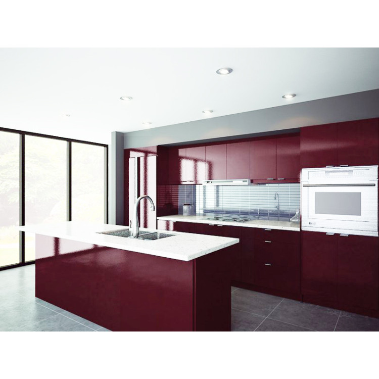 Z-Series Ruby Red Glossy - Red Kitchen Cabinets for Sale | 40+ Modern ...